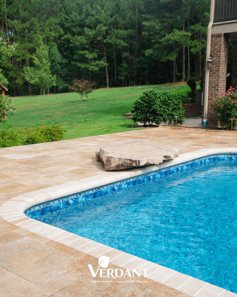 Travertine Pool Deck: North Augusta, Sc 13