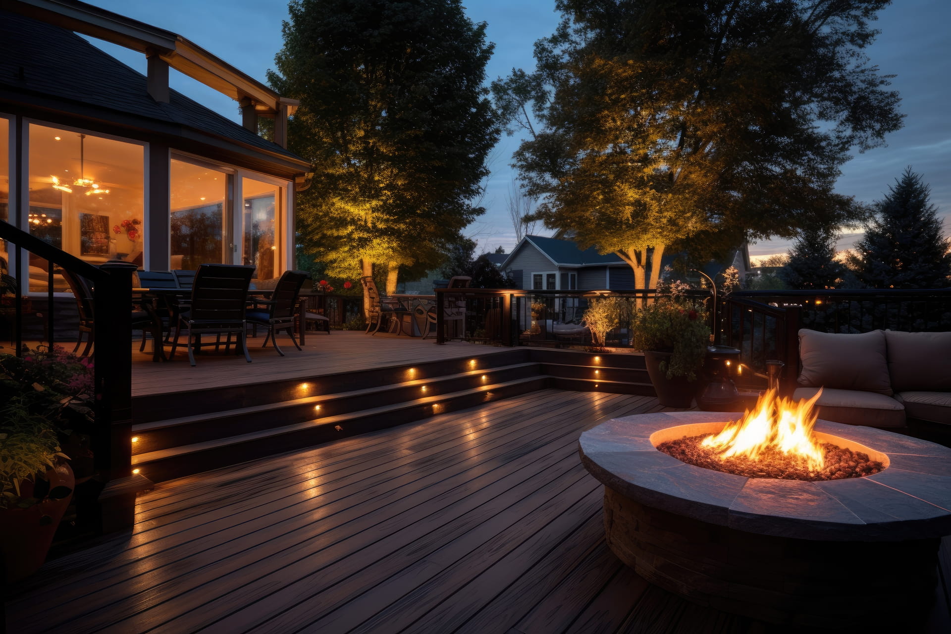 Multi-level decking